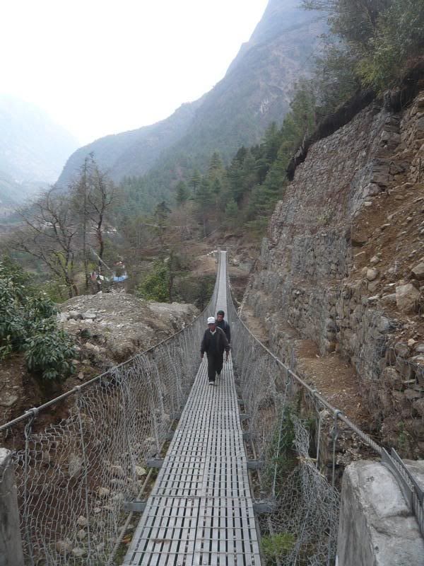 Himilayas suspension bridge