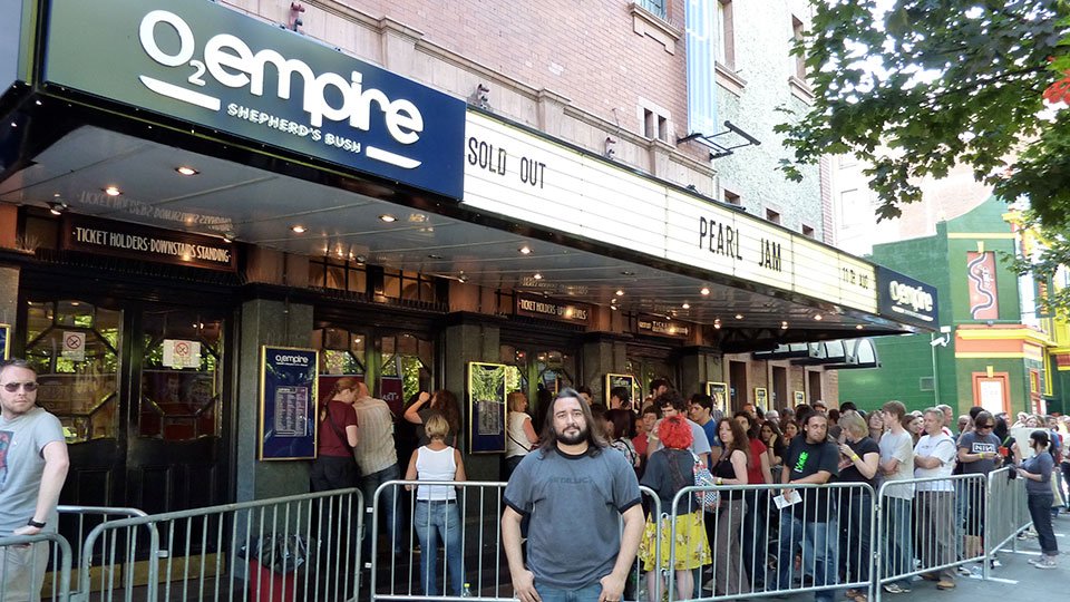 Pearl Jam at shepherds bush