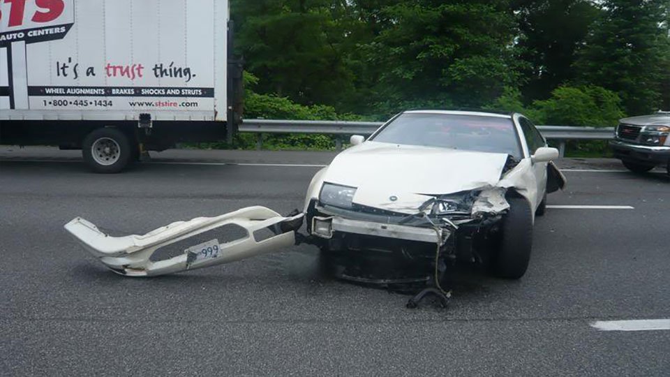 300zx crash