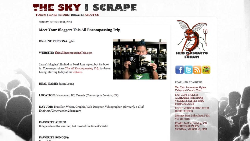 Red Mosquito meet the Blogger