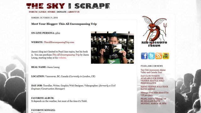 Red Mosquito meet the Blogger