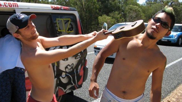 Pearl Jam Aussie Touring Van to Perth