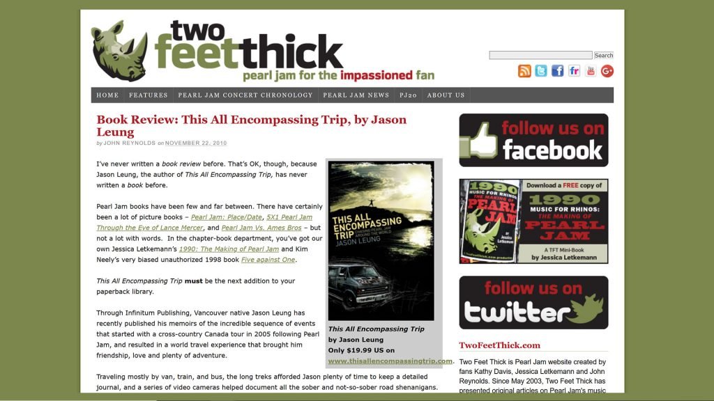 This All Encompassing Trip TwoFeetThick book review
