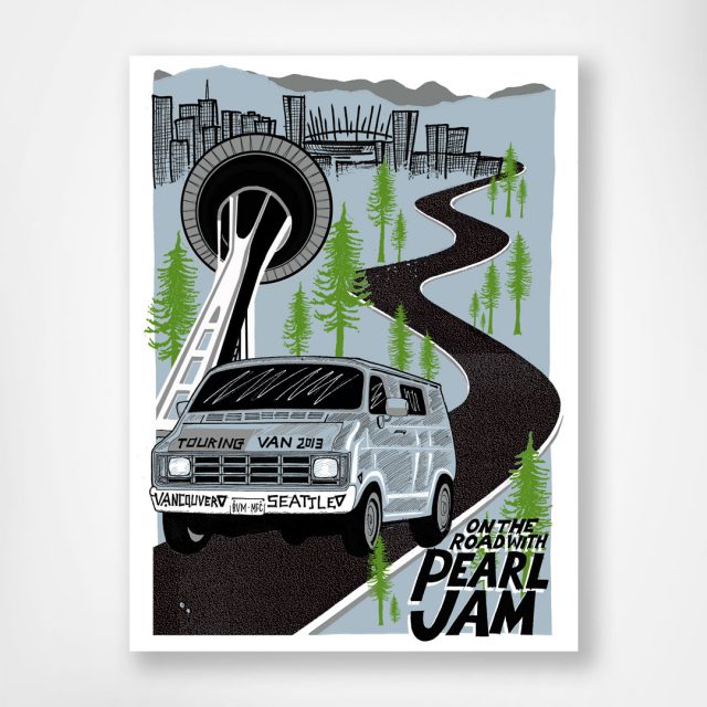 Touring Van 2013 Poster by Brian Methe