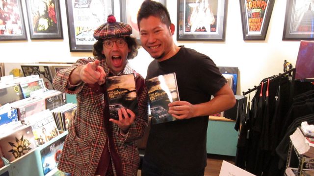 Nardwaur with Jason Leung for his Vancouver Book Signing at Neptoon Records