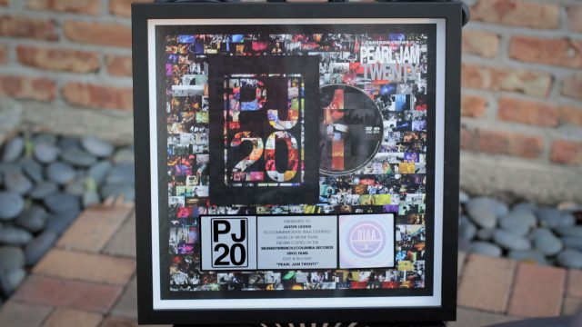 Pearl Jam Twenty RIAA Certified